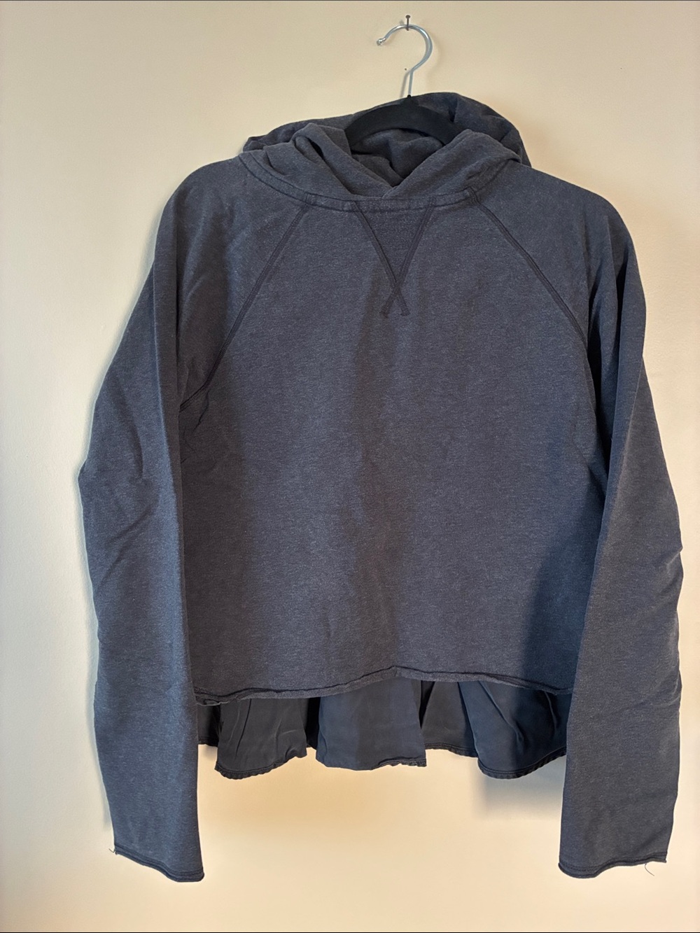 Lululemon Cropped Ruffled Hoodie